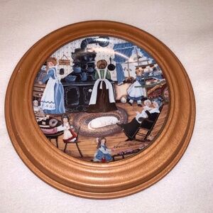 Pre-Owned Franklin Mint Heirloom Recommendation Home Made Sweet Plate Home Decor